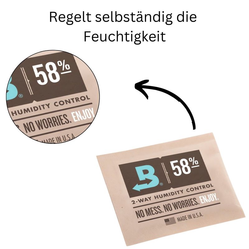 Boveda Pack 320 g 62% Feuchtigkeit – Feuchtigkeitsregulierung Lagerung