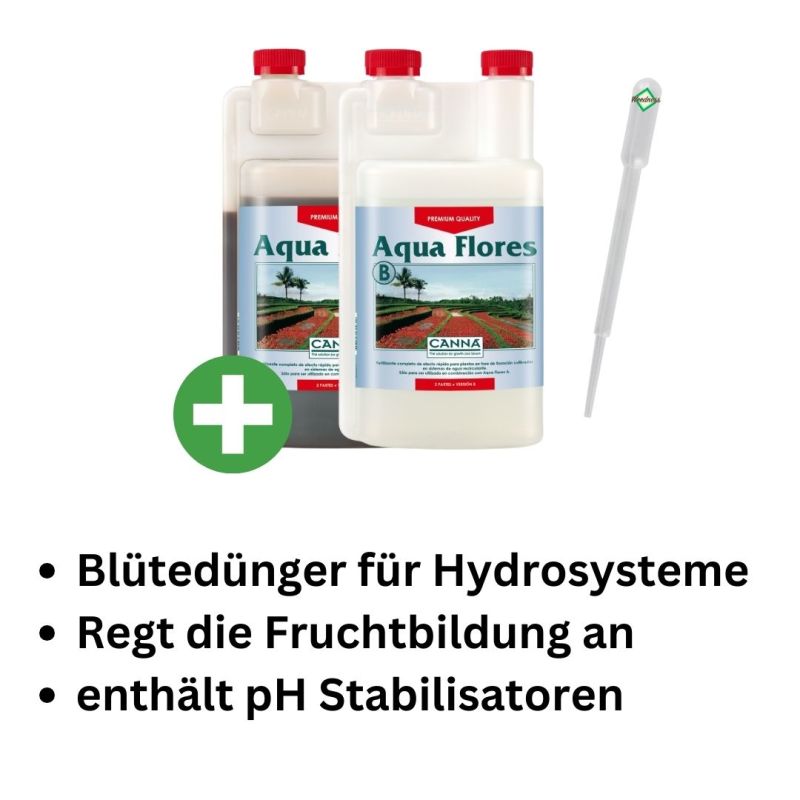 Canna Aqua Flores A&B 10 Liter – Aqua Blütedünger Groß