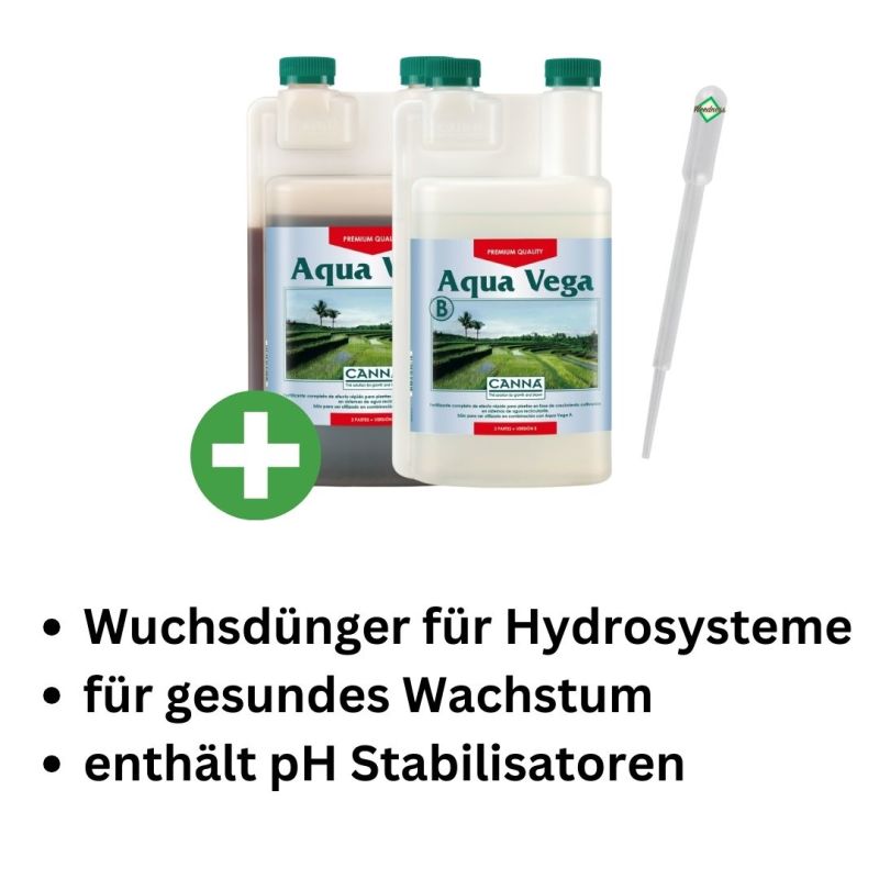 Canna Aqua Vega A&B 1 Liter – Aqua Wachstumsdünger