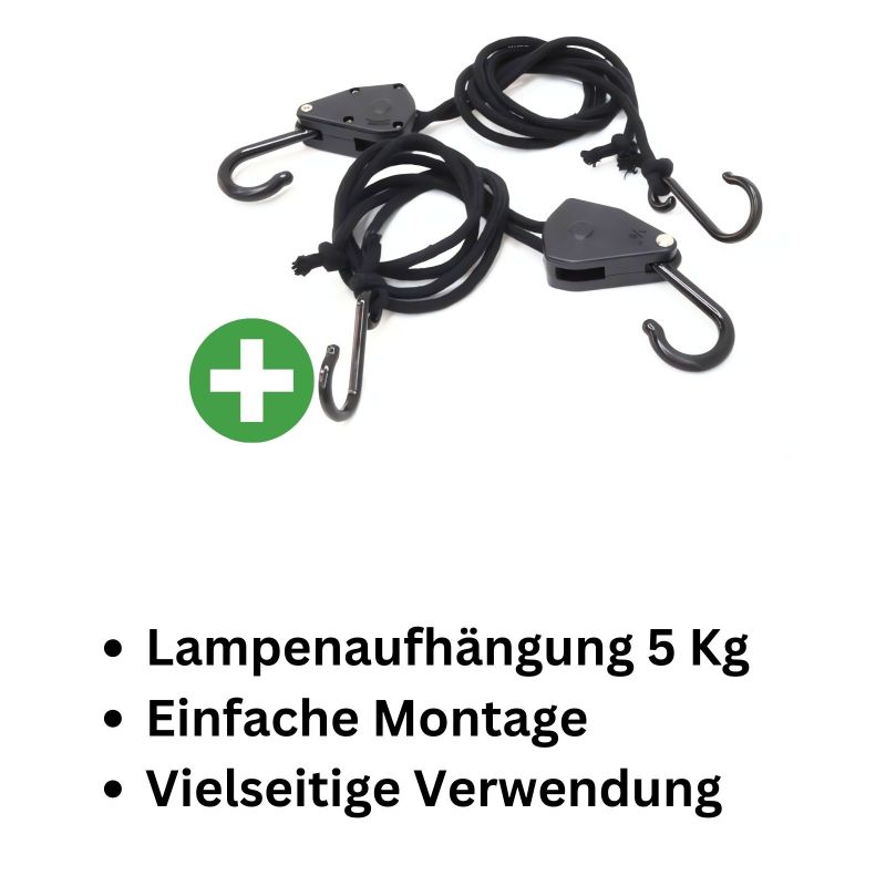 Grow Lampenaufhängung 5 Kg Traglast – Lampenaufhängung Leicht