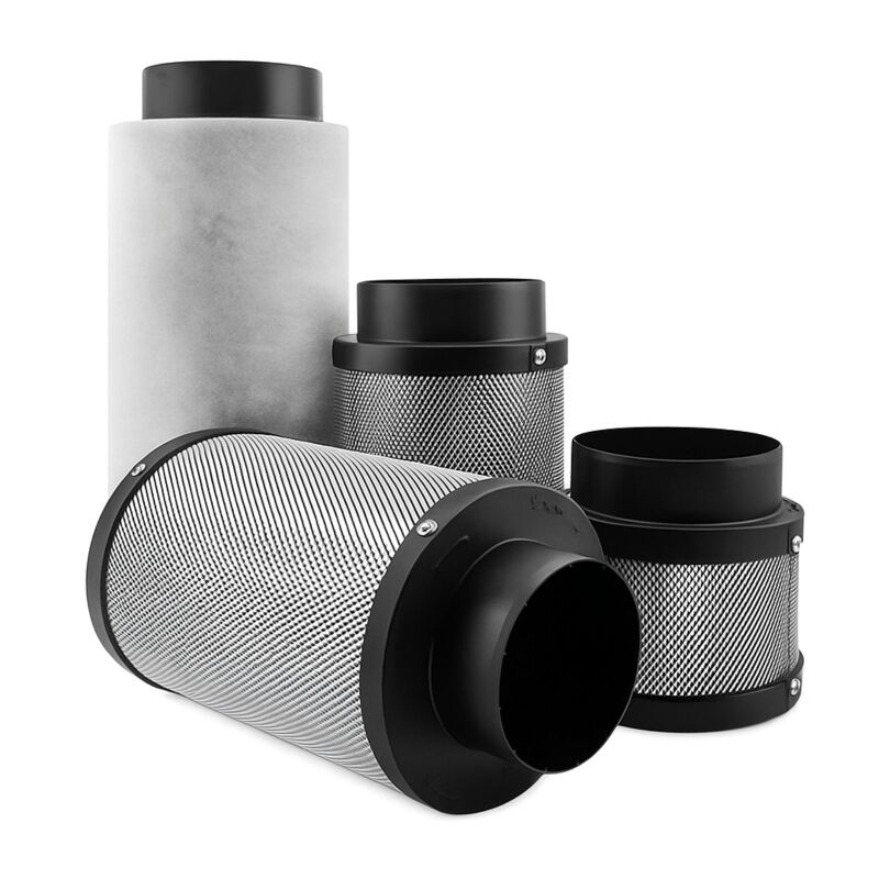 Airontek Aktivkohlefilter 980 m³/h 150 mm 40 cm – Geruchsfilter Growzelt