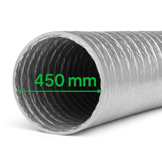 Aluflexrohr 450 mm - 1 Meter Lüftungsschlauch