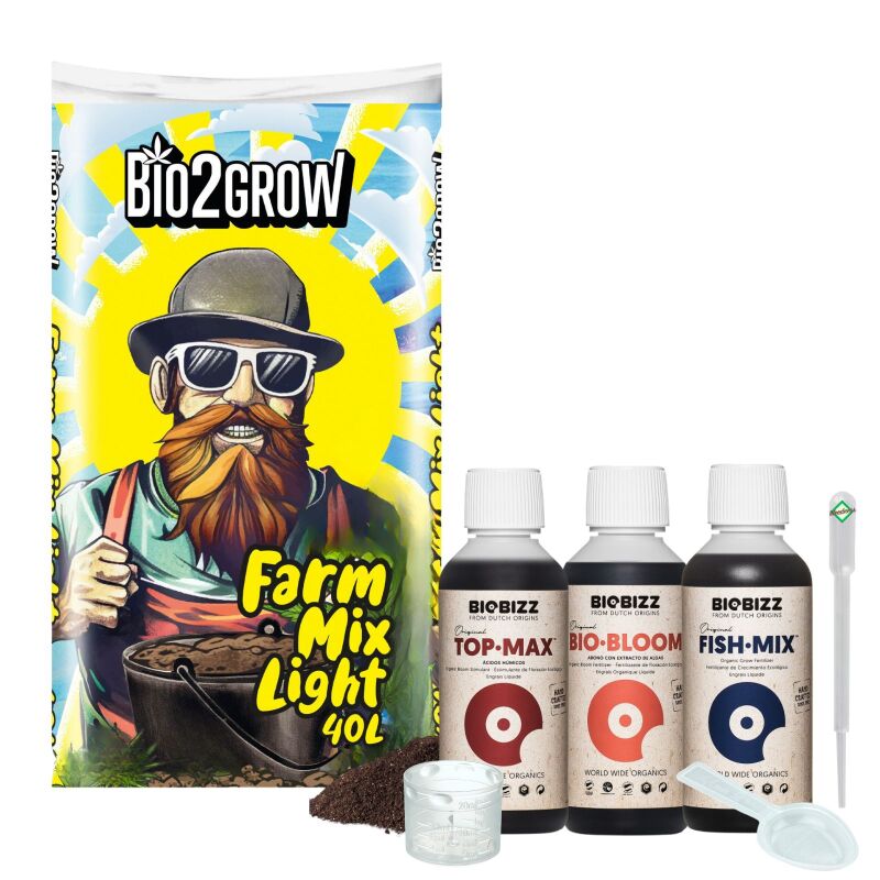 Bio2Grow Erde Autoflower Set – Pflanzsubstrat für automatische Sorten