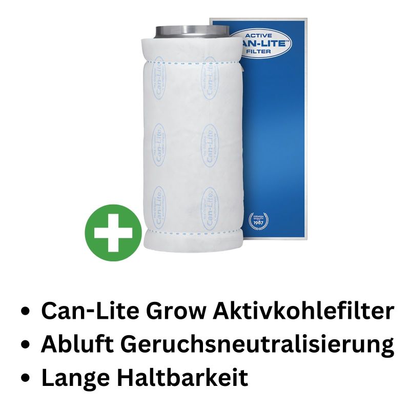 Can-Lite Aktivkohlefilter 300 m³ - Grow Abluftfilter