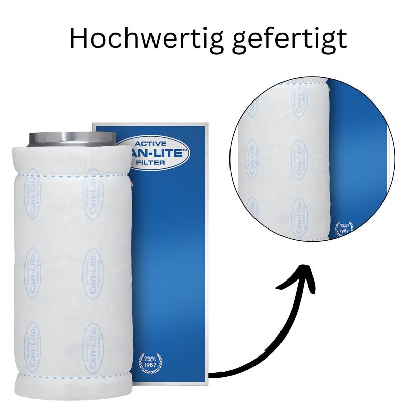 Can-Lite Aktivkohlefilter 300 m³ - Grow Abluftfilter