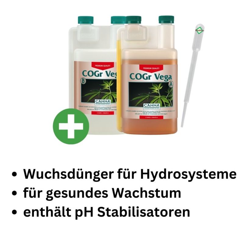 Canna COGr Vega A&B 5 Liter – Wachstumsdünger