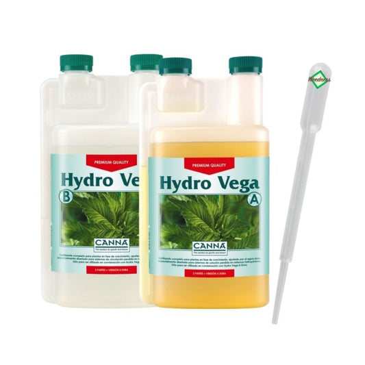 Canna Hydro Vega A&B 1 Liter – Hydroponik Wachstumsdünger A+B