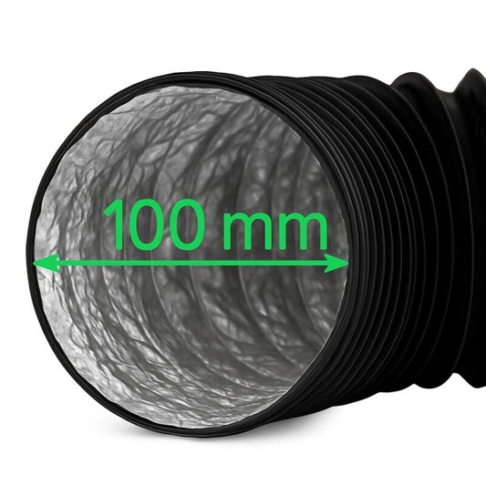 Combiflexrohr 100 mm 1 Meter – Abluft Lüftungsschlauch