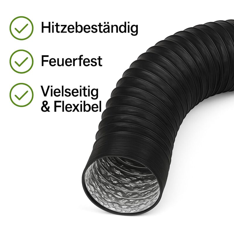 Combiflexrohr 300 mm 1 Meter – Abluft Lüftungsschlauch