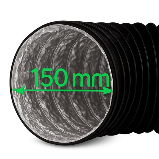 Combiflexrohr 150 mm 1 Meter – Abluft Lüftungsschlauch