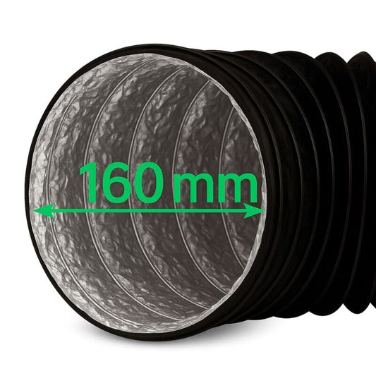 Combiflexrohr 160 mm 1 Meter – Abluft Lüftungsschlauch
