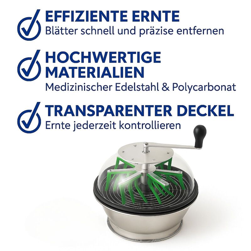 Erntemaschine Trimmer Manuell 40 cm – Hand Trimmtisch