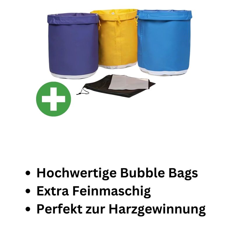 Extraktorbeutel 3er Set 19 Liter – Harz Extraktion Beutel Set