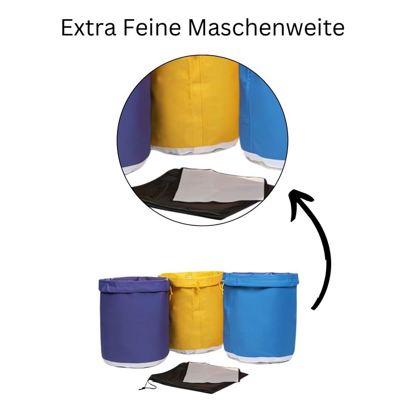 Extraktorbeutel 3er Set 19 Liter – Harz Extraktion Beutel Set