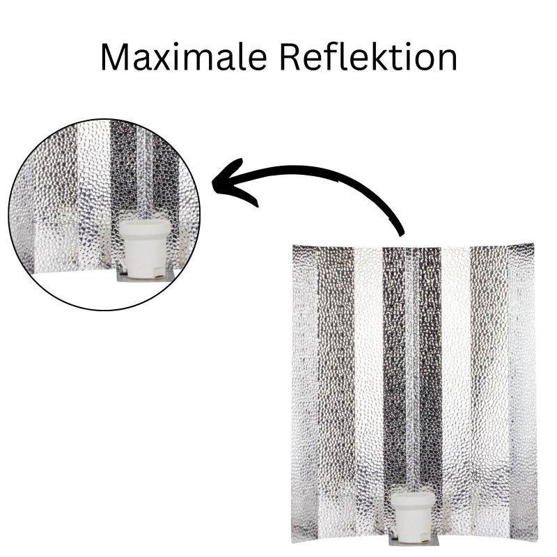 Hammerschlag Lampen Reflektor