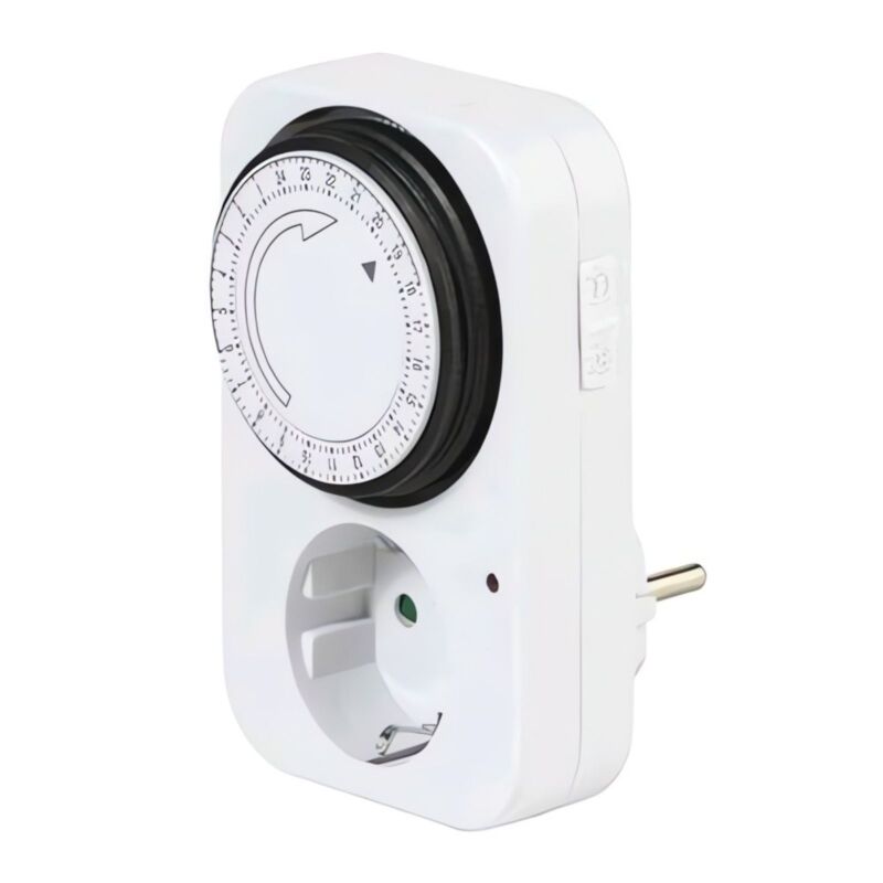 Mechanische Zeitschaltuhr mit Timer Funktion – Schaltuhr Grow Lampe