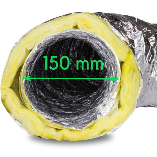 Isoflexrohr 150 mm 1 Meter