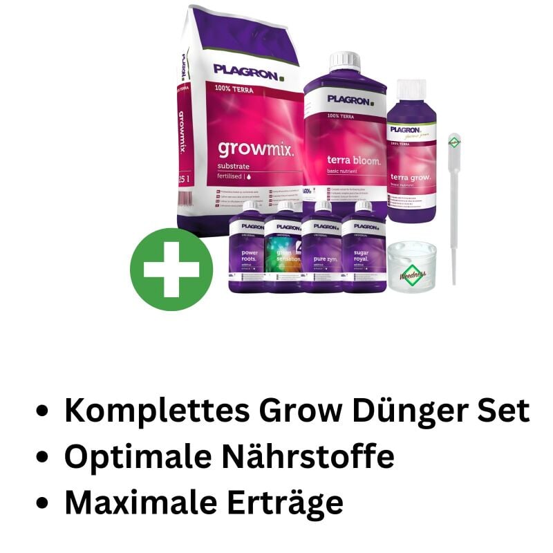 Plagron Growmix Erde-Set Big – Anzuchterde Indoor Grow