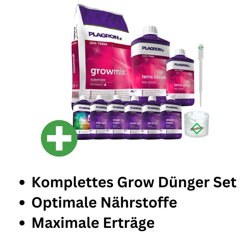 Plagron Growmix Erde-Set Big L – Grow Erde Komplett-Set