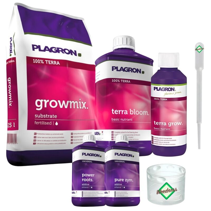 Plagron Growmix Erde-Set Medium – Anzuchterde Indoor Grow