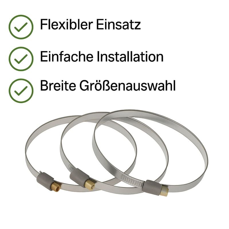Schlauchschelle 60-525 mm – Abluftschlauch Schelle