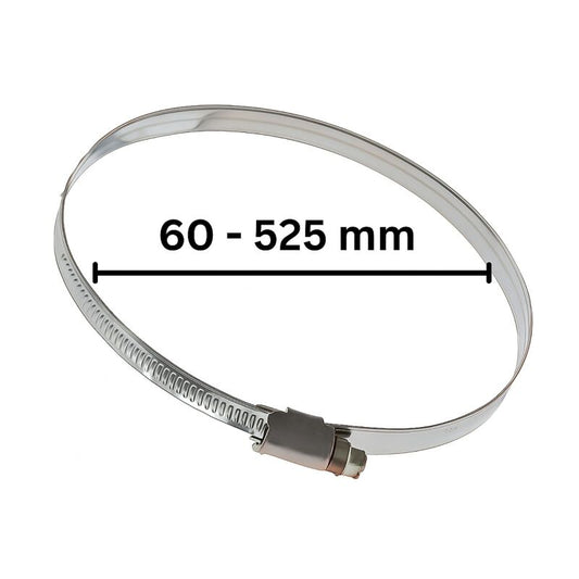 Schlauchschelle 60-525 mm – Abluftschlauch Schelle