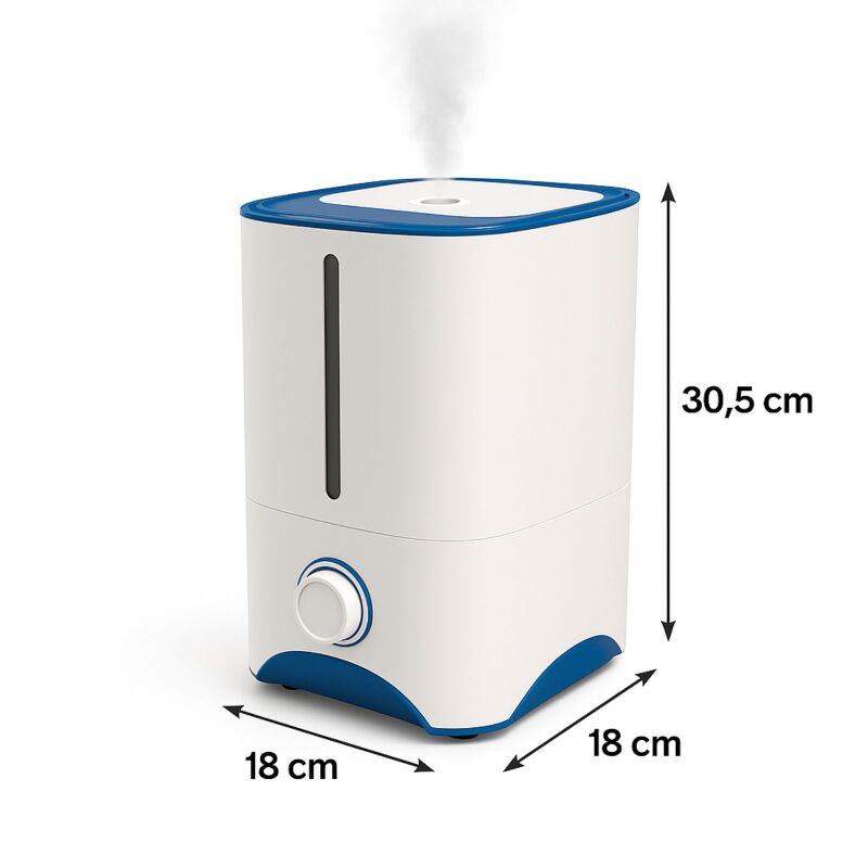 Supermist Luftbefeuchter 4 Liter – Luftbefeuchter Leistungsstark