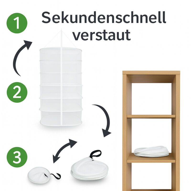 Trockennetz Ø 55 cm 8 Lagig