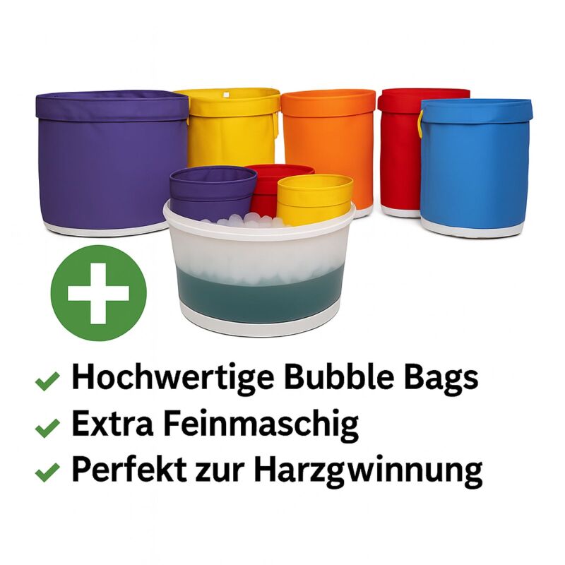 Washing Machine Ice-o-lator 20 Liter – 8er Set Extraktionsbeutel